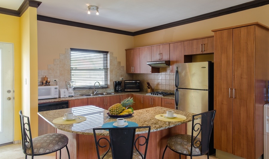 2-bedroom kitchen at Ocean Dream Cabarete