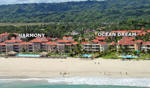 Aerial beachfront at Ocean Dream Cabarete